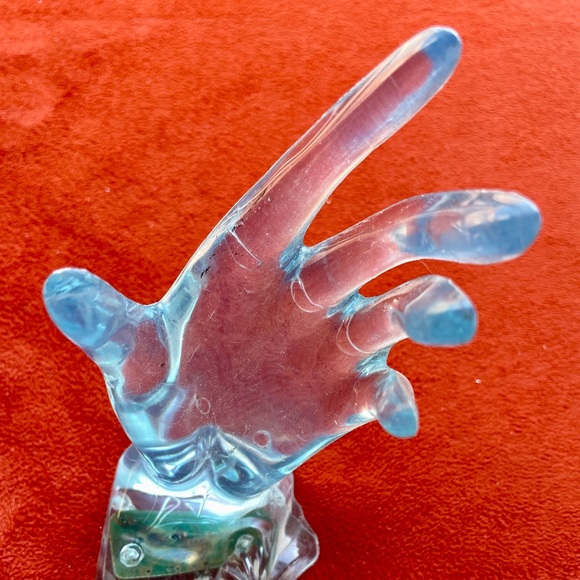 Clear Seafoam HAND MANNEQUIN Jewelry Display - Picture 9 of 10